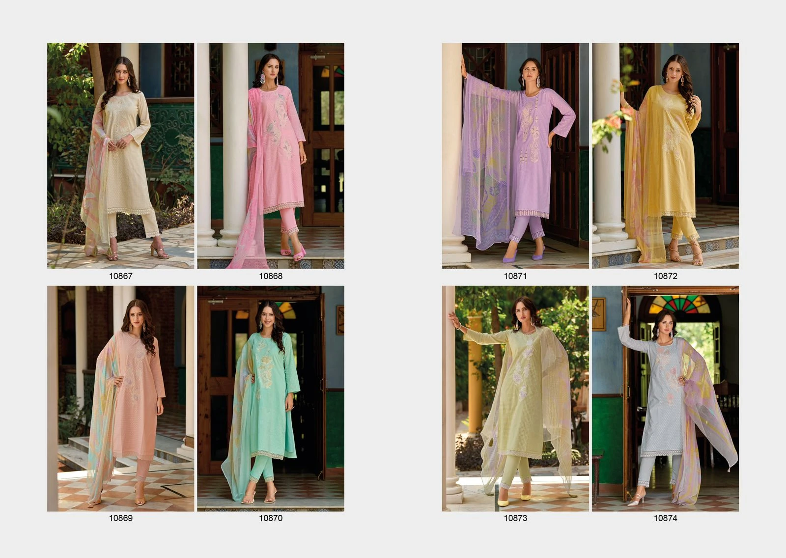 Ibiza Gucci Pure Lawn Cotton Salwar Suit Wholesale Catalog — Wholesale Salwar Suits, Ibiza wholesale from Surat — view 9